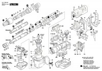 Bosch 3 611 B64 001 Gbh 5-40 Dce Rotary Hammer 230 V / Eu Spare Parts